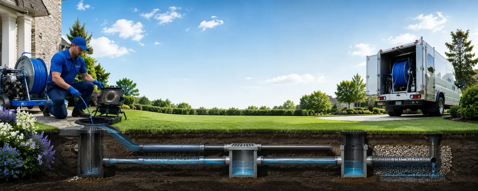 Outdoor drain cleaning information for Apex, NC