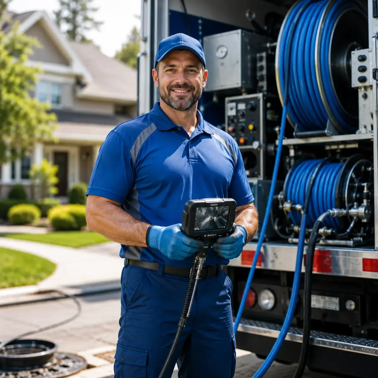 Local outdoor drain cleaning specialists in Apex, NC